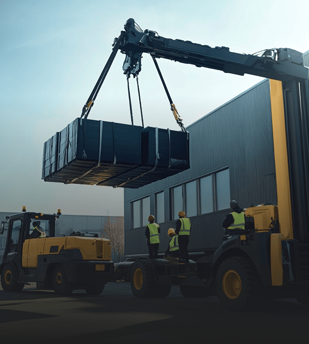 Вантаження та розвантаження з залученням спецтехніки